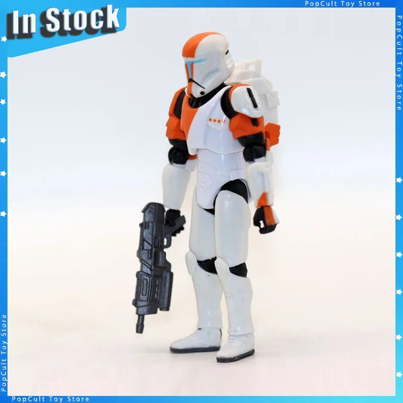 In Stock Lot SW Clone Wars Action Figure Commando Boss 3.75" Loose Anime Figure No Box Collectible Model Desktop Decoration Toys