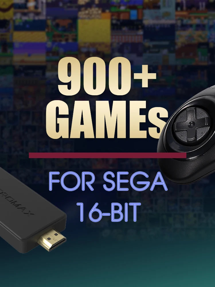 DATA FROG 4k 16-bit Wireless Retro Video Game Console Build In 900 Games HDMI-Compatible Retro Game Console For SEGA/FC/GBA