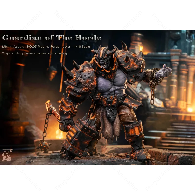 【Spot Goods】 Mithril Action Guardian of The Horde 05 Magma Forgemaster Blackhand 1/10 Action Figures Toy Gift Collection