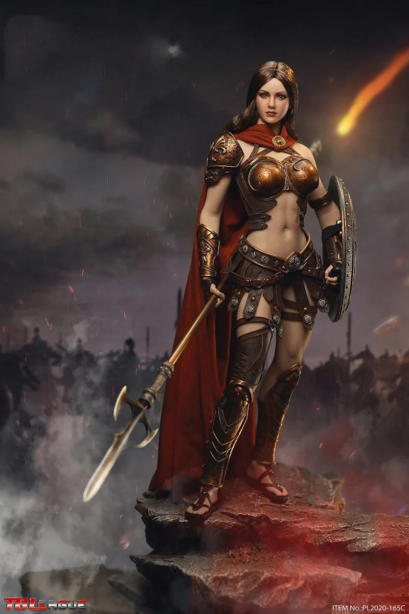 Tbleague Pl2020-165 1/6 Female Spartan Commander Marshal Medieval Retro Style Beautiful Warrior 12" Action Figure Model