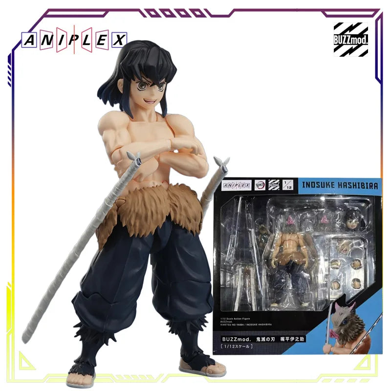 Aniplex+ Original BUZZmod Demon Slayer Blade Series Xiaowo Seat\ Tomioka Yoshiyuki Anime Action Figure Model Toys Gifts Fo Boys