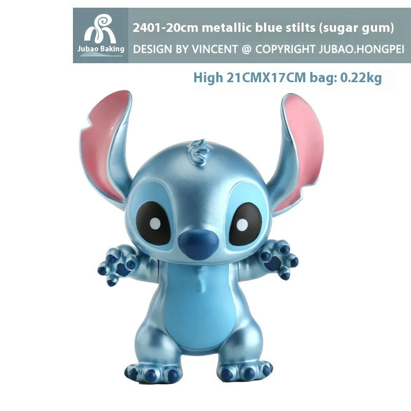 Stitch Mechanical Model Red Blue Gray Steampunk Robot Figure Anime Collectible Desktop Decor Stitch Figure Stitch Plush Toy