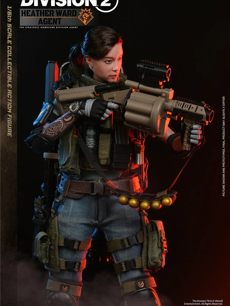 SoldierStory SSG009 1/6 Heather Ward Female Agent Action Figure Adventure Action Game Delicate 12" Female Soldeir Model Gifts