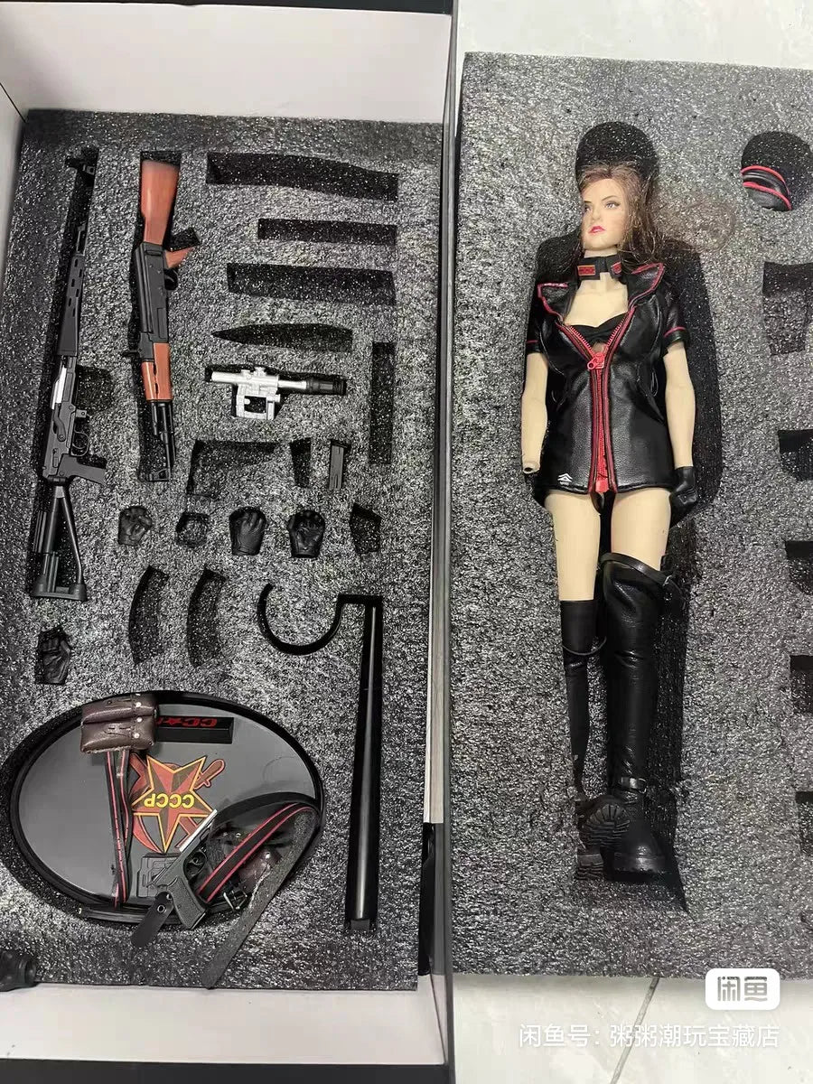 In Stock Flagset Fs-73048 1/6 Red Alert Soviet Sniper Action Figure 12'' Female Soldier Action Figurine Full Set Model Gift