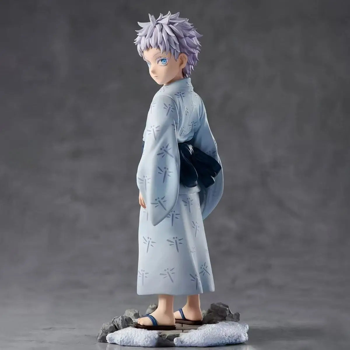 Anime Jujutsu Kaisen Kindheit Kimono Q Version Satoru Gojo Figur Action Modelle Sammler Statue Puppe Ornament Spielzeug Geschenke
