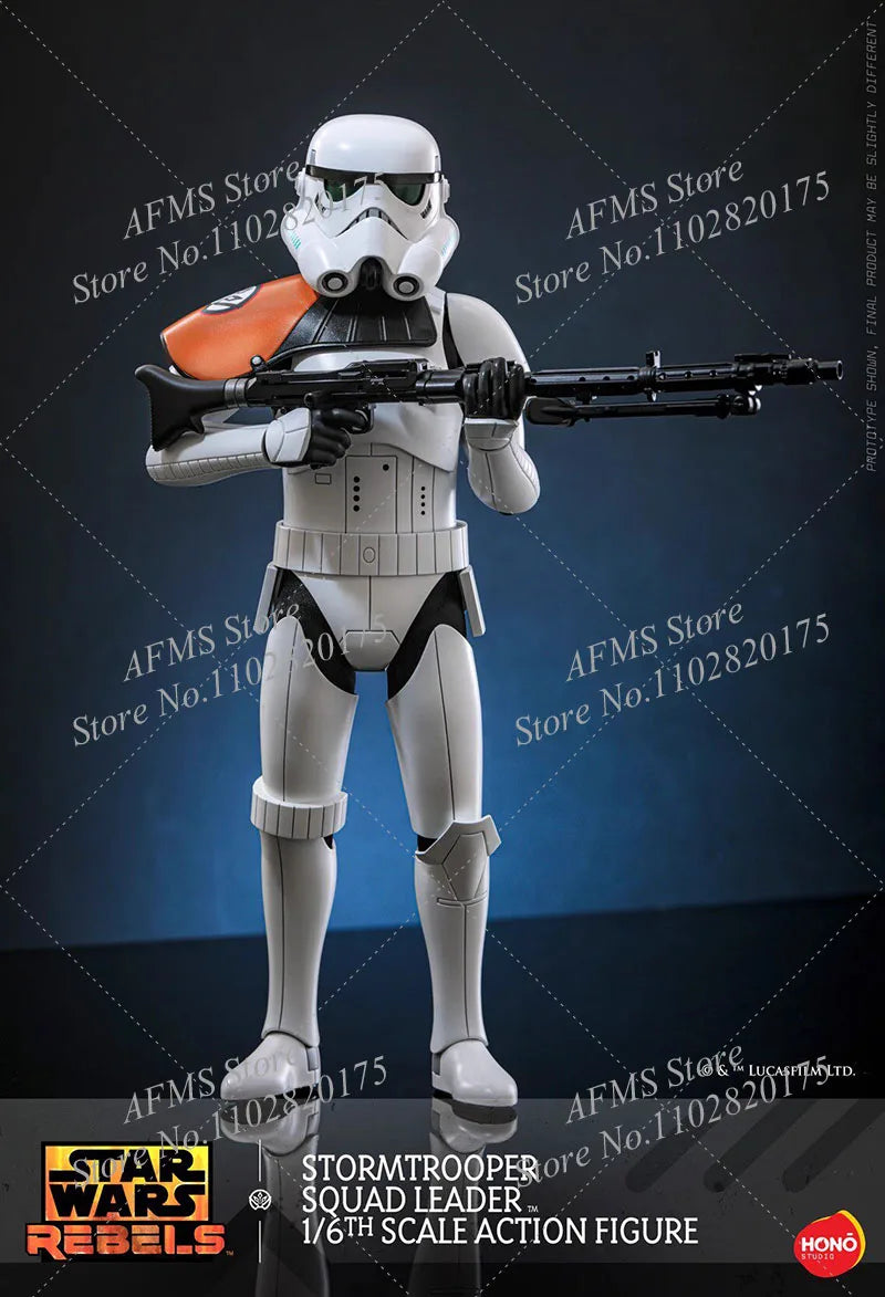 HONO STUDIO HS09 1/6 Scale Star Wars Storm Trooper Squad Leader Full Set 12Inch Men Soldier Action Figure Model Dolls