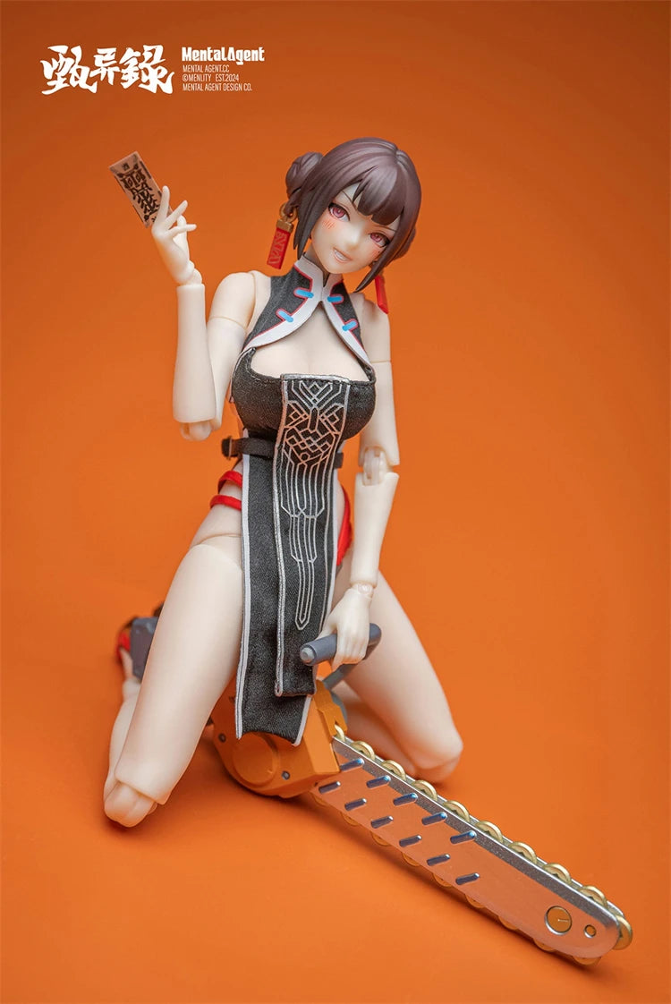 In Stock Mental Agent Zhen Yilu Lin Fengjiao MAZ-01 1/10 Soldier Doll Anime Action Figure Toy Gift Model Collection
