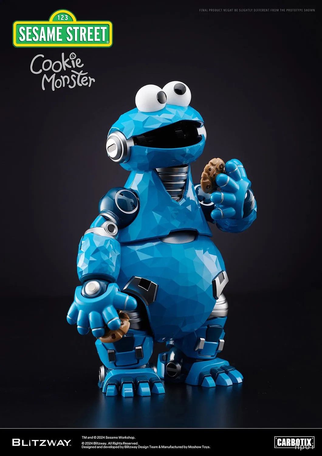 【In Stock】MOSHOWTOYS BLITZWAY COOKIE MONSTER Mecha-Complete Action Figure Toy