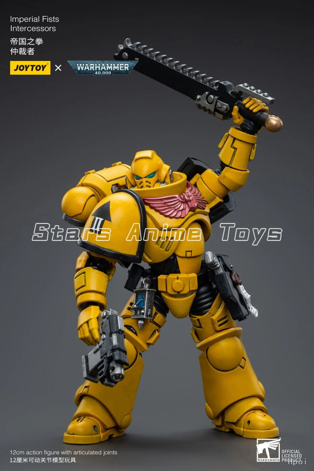 JOYTOY 1/18 Action Figure Warhammer 40000 Lmperial Fists Intercessors Model Toys