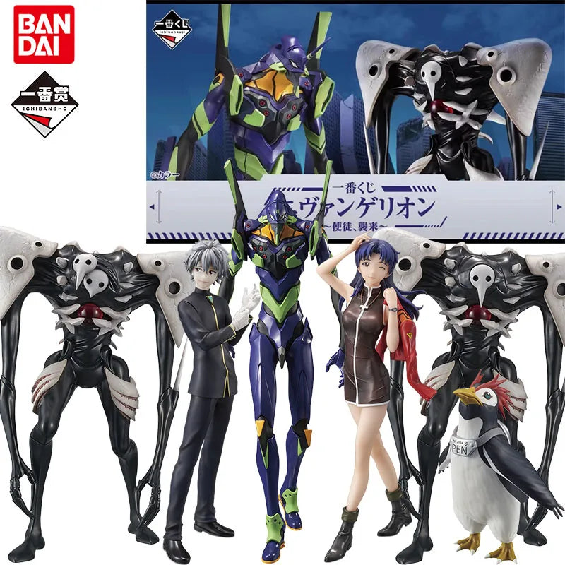 Bandai Original Ichiban NEON GENESIS EVANGELION Anime-Figur EVANGELION-01 THIRD ANGEL SAKIEL Actionfigur für Kinder, Geschenkmodell