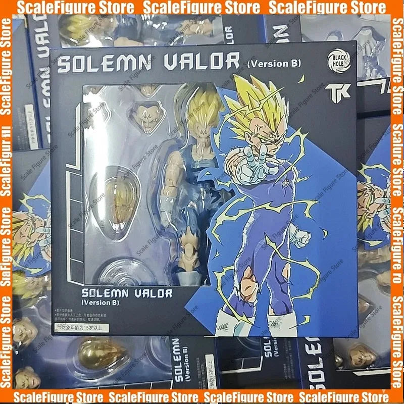 IN Stock Black Hole Toys & TK Dragon Ball SHF Super Saiyan SSJ Majin Vegeta Full Power Anime Action Figures Models Gifts Kid Toy