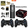 Velec K8 Retro Game Stick 4K HD with 64G & 40000+ Games Dual Wireless Controller for 2 Players Perfect Gift for Kids & Adults