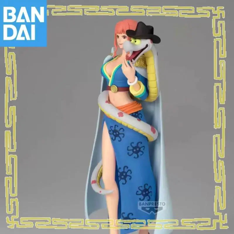 Genuine Bandai Namco Banpresto One Piece Battle Record Collection Gloriosa Pvc Figure Model Collector Desktop Ornament Toy Gift