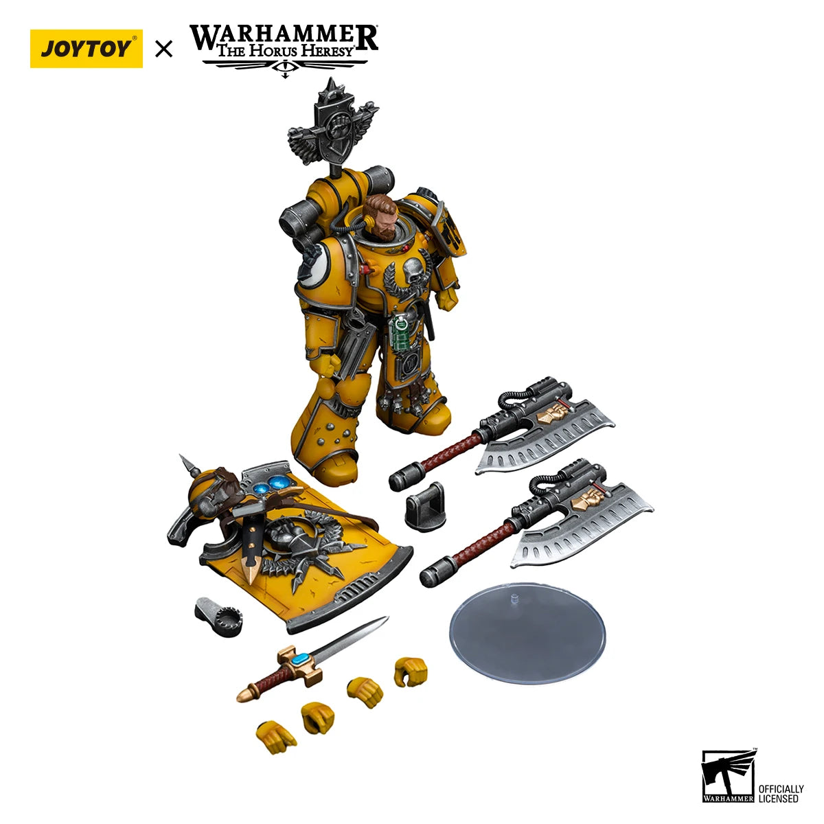 JOYTOY Warhammer 40k 1/18 Action Figures Anime 12.4cm Imperial Fists Fafnir Rann