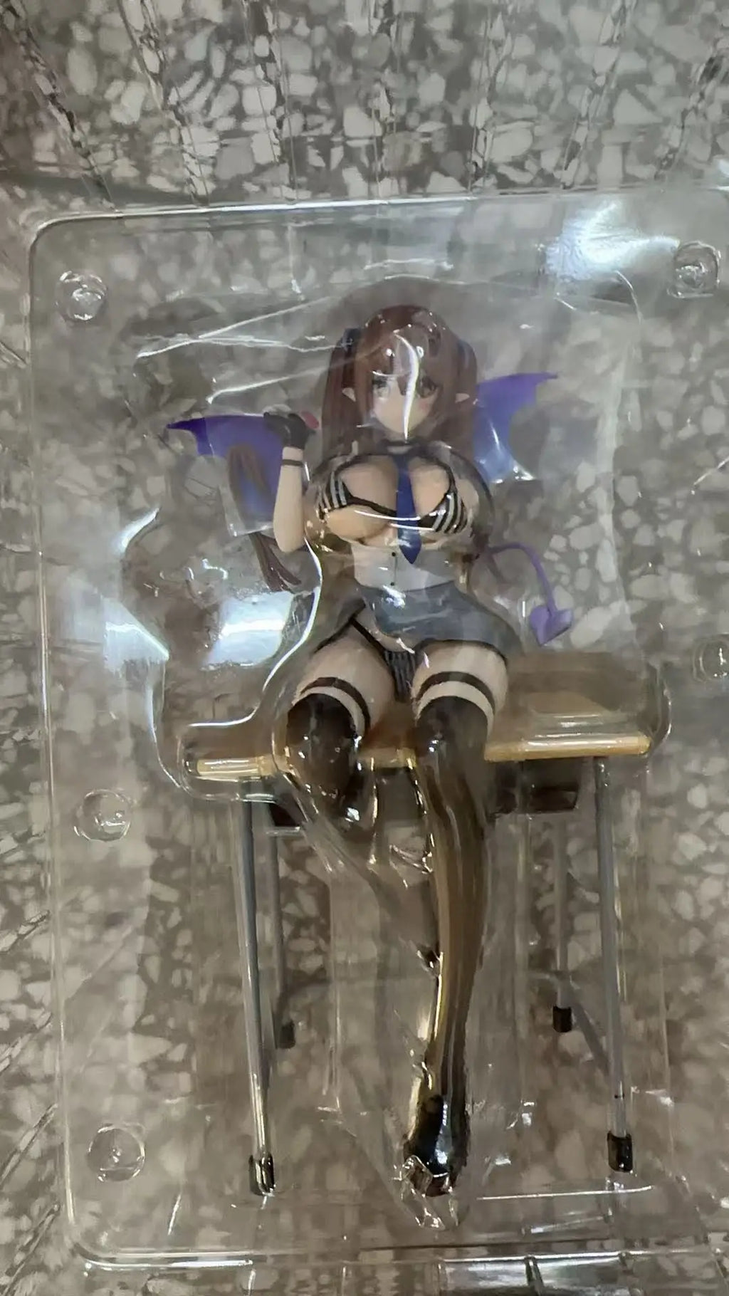 23cm Devil Girl Lumi è Re Pretty Girl Gk Model Handmade Trendy Play Statue Surrounding Desktop Decoration Gift