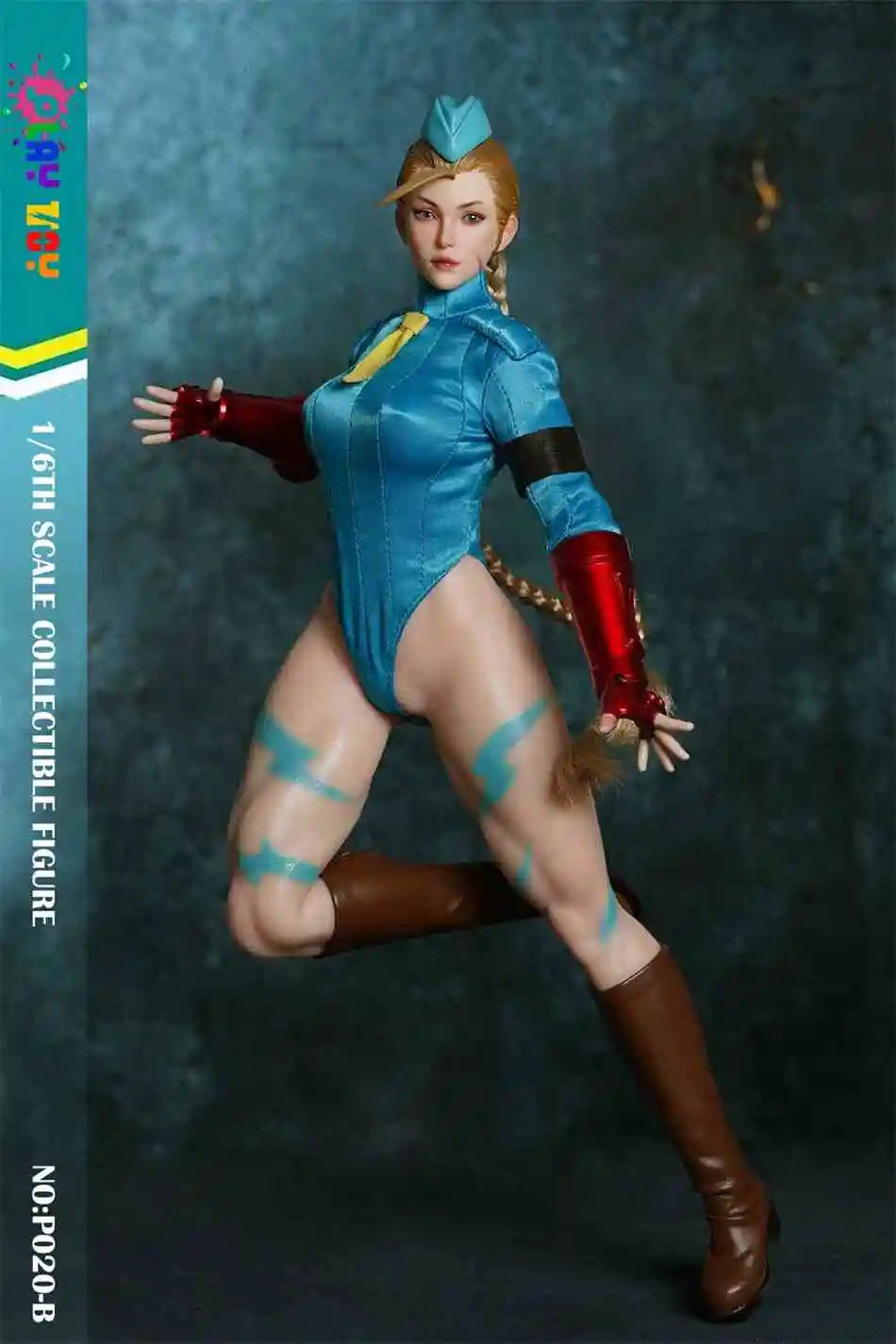 Playtoy 1/6 Scalep020a P020b Female Soldier Agent Cammy Game Series Action Figure 12-Inch Fighting Master Collectible Model Toy