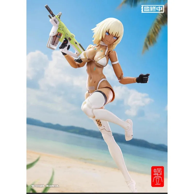 Original Anime Figure 1/12MILK TEA GIRL Mobile Suit Girl Action Figure Toys for Kids Gift Collectible Model Ornaments
