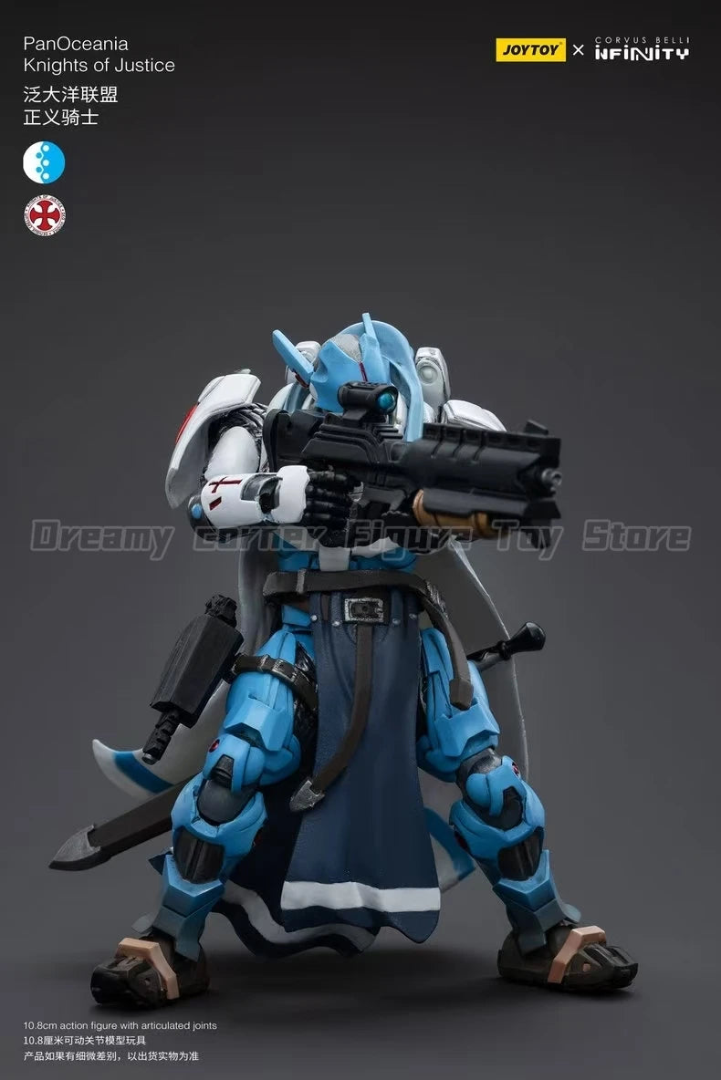 【In Stock】JOYTOY Infinity PanOceania Knights of Justice 1/18  Action Figure with Articulated Joints