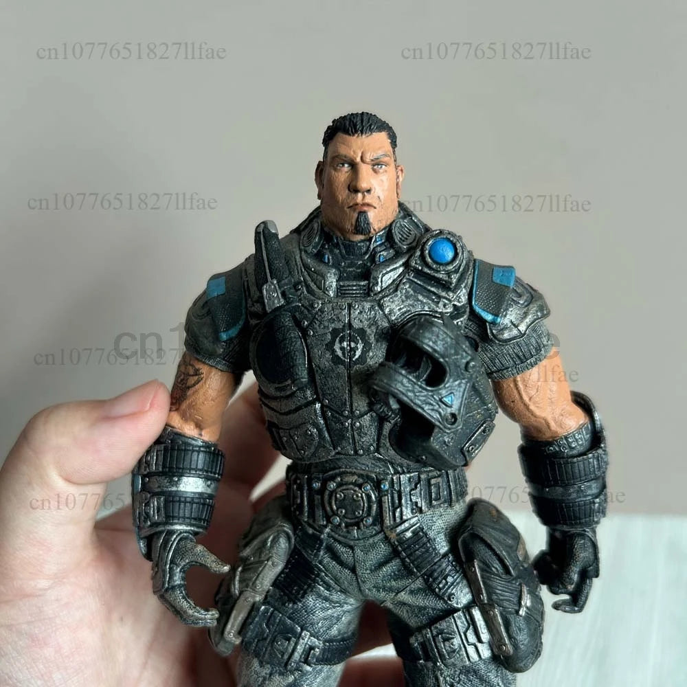 Game Gears of War DOMINIC santiago Marcus Fenix 18CM Action Figure Collectible Model Toys Joint Movable Doll Birthday Present