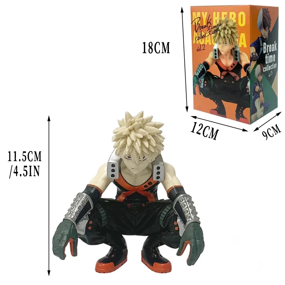 Anime Figure My Hero Academia Midoriya Izuku Bakugou Katsuki Todoroki Shoto Asui Tsuyu PVCAction Figure Collectible Model Toys