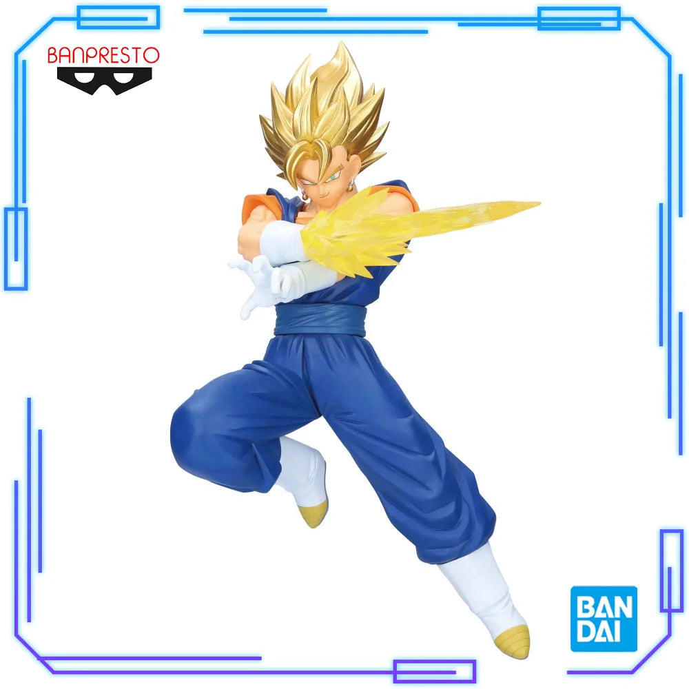 In Stock Bandai Original Genuine Banpresto Dragon Ball Z Dokkan Battle 10th Anniversary Figure Vegetto Gogeta 19cm Model Toys