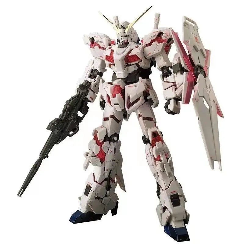 Unicorn HG 1/144 Destruction Mode And Unicorn Mode Mech Assembly Model Kit Action Figures Kids Toy Decoration Gift Collectible