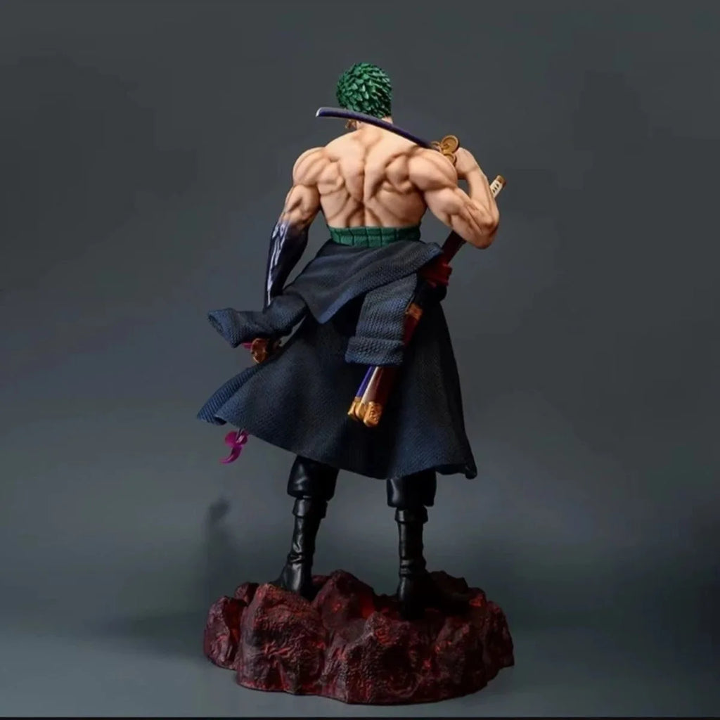 One Piece Аниме Голям 50 см Петглав орел Носещ Нож Доминиращ Зоро Колекционерска Статуя Модел Фигура Орнамент Подаръци
