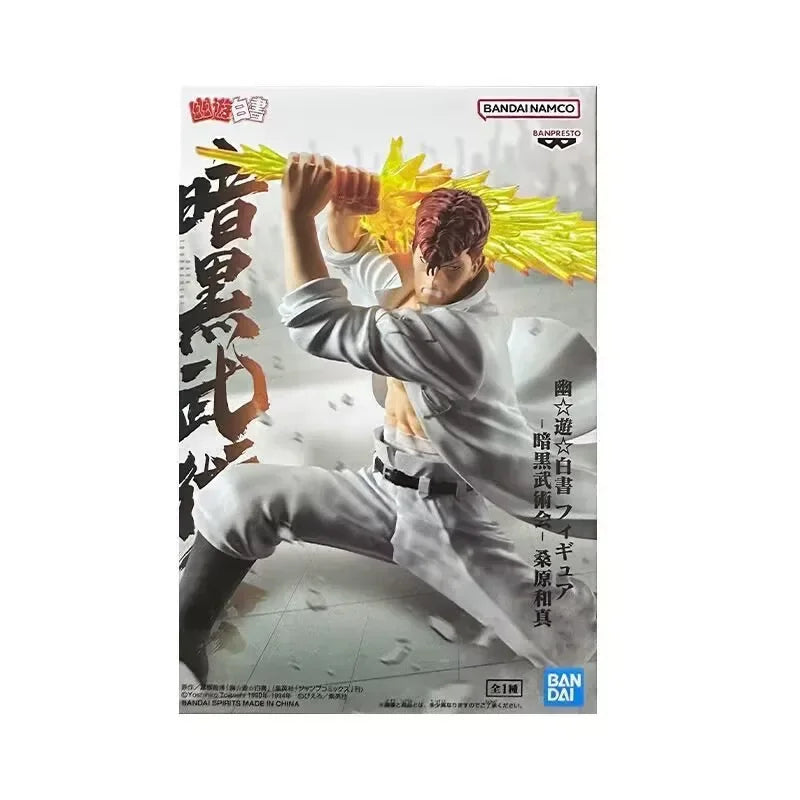 Original Bandai Yuyu Hakusho Kuwabara Kazuma Ankoku Bujutsukai Actionfigur PVC Modell Sammlerspielzeug 14 cm