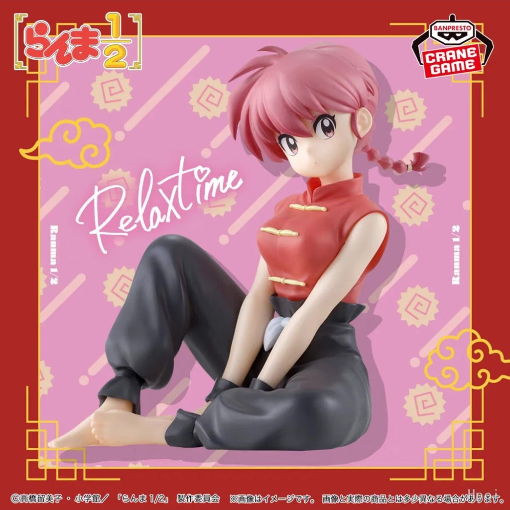 Original 13-18cm Ranma Nibun-No-Ichi  1/2 Ranma Tendou Akane Shampoo Animation Anime Figure Model Desktop Decoration Toys