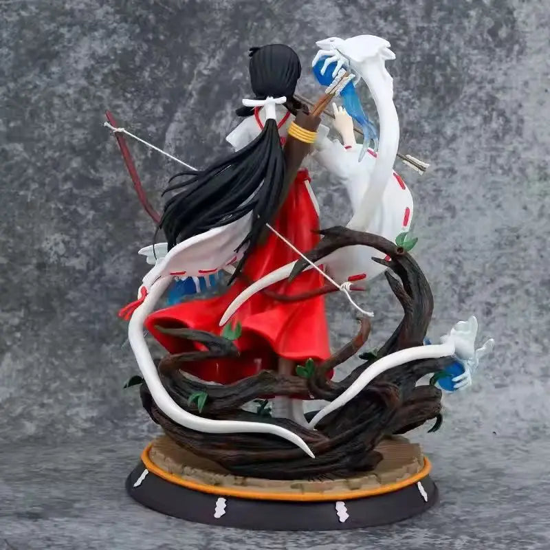 Inuyasha Kikyo Phoenix Ver. Anime Action Figure - Standing Pose Scene Desktop Decoration Collectible Model Gift for Anime Fans