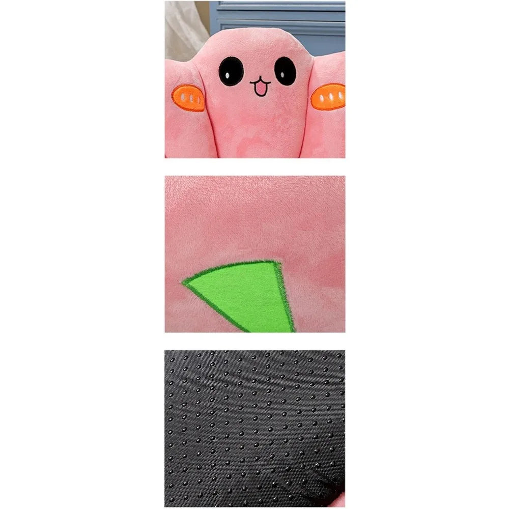 "plush washable warm pet beds for cats and dogs, cozy self-heating sleeping beds for small pets, pink"