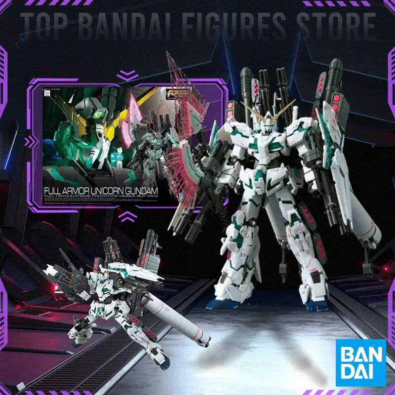Bandai RG RX-78-2 WING RX-93-V2 UNICORN GOD GUNDAM In stock Anime Original Model Toy Action Figure Robot Collection Toy Gift