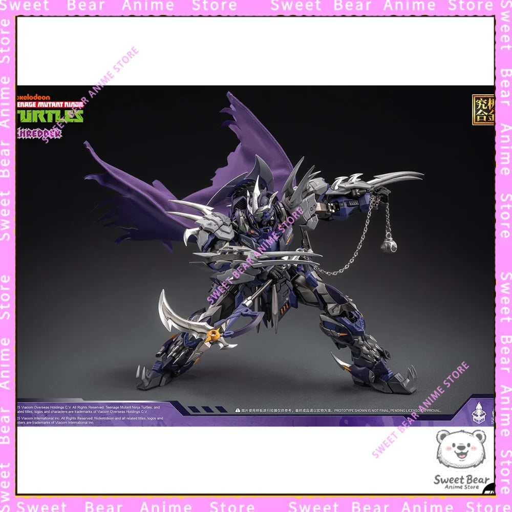 HEATBOYS Teenage Mutant Ninja Turtles Shredder Chinese Mecha Model Kit Action Figure Model Trendy Toys Desktop Doll