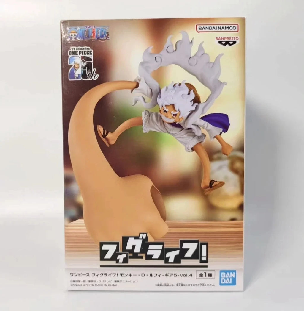 100 % auf Lager Original Banpresto Fig Life Gear 5 Monkey D. Luffy Figur Anime One Piece Modell Original Boxed Toy