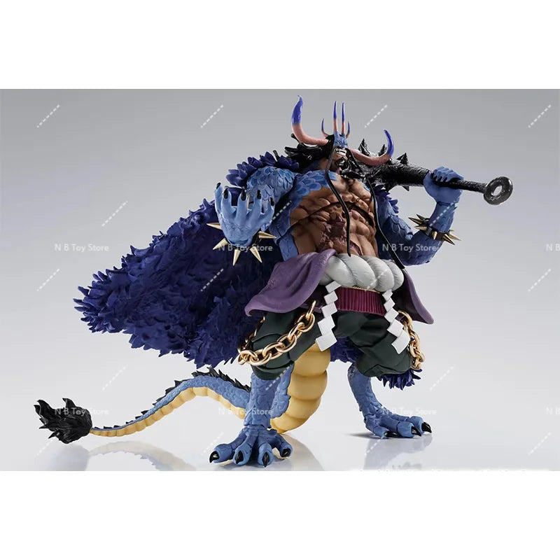 In Stock Original Bandai S.H.Figuarts Shf Kaido De Las Beasts Form of Human Beast Kaidou Anime Collection of Action Figure Toys
