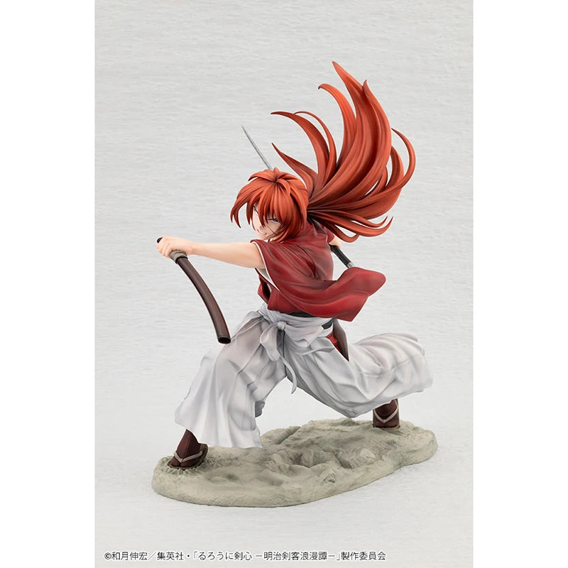In Stock 100% Origina Kotobukiya PV152 Rurouni Kenshin Artfx J Kenshin Himura 1/8 Pre-Painted Anime Action Figures Model Toys