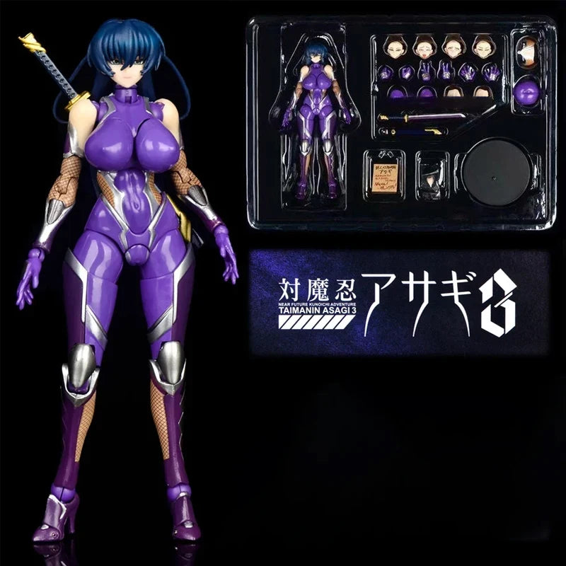 Taimanin RPGX Ingrid Beach Empress Anime Figure SECOND AXE Yukikaze Mizuki/Asagi/Sakura Igawa Action Figure Model Doll Toys 32cm