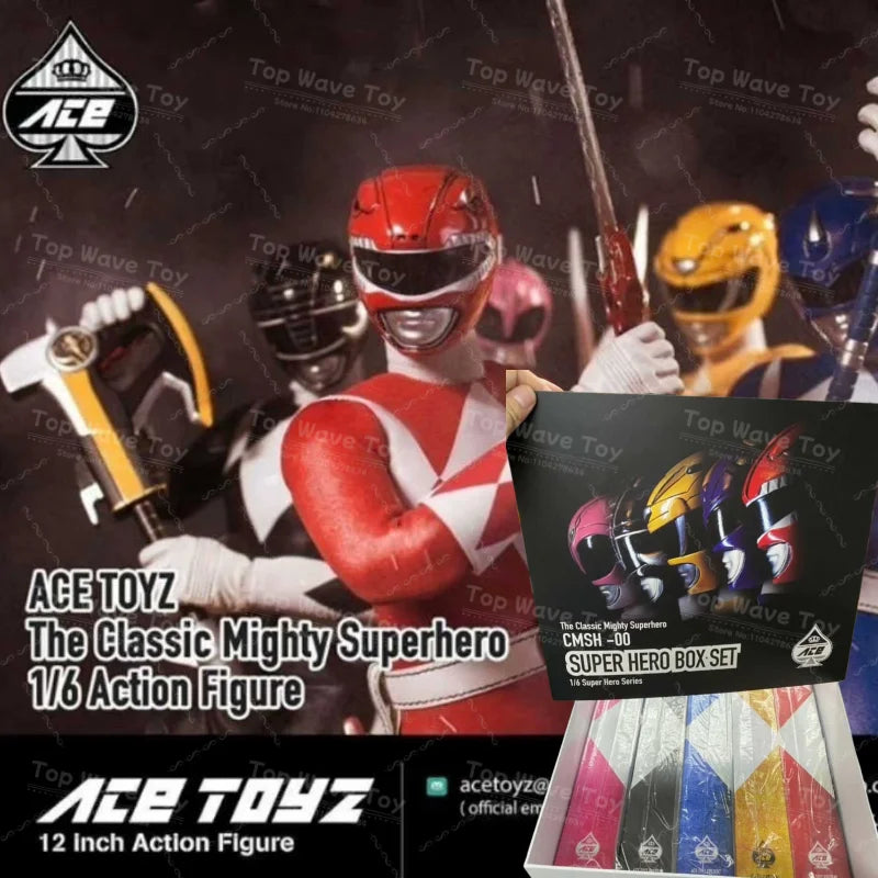 New STOCK ACE TOYS The Classic Mighty Superher Action Figure1/6 Full Set 12'' Action Figure Collection  Doll Model Toy Gift