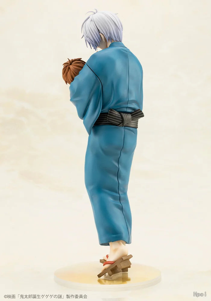 -In Stock Original KOTOBUKIYA Kitaro's Father & Baby  24cm Anime Statue Cartoon Model Doll 2026 New Collection