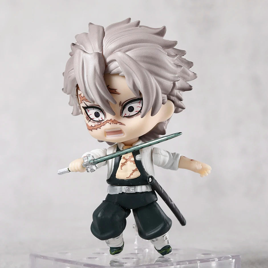 Shinazugawa Sanemi Q Figure PVC Action Model Toy Anime Doll