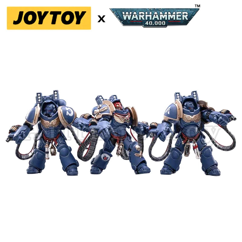 JOYTOY 1/18 Action Figure (3PCS/SET) 40K Aggressors Anime Collection Military Model