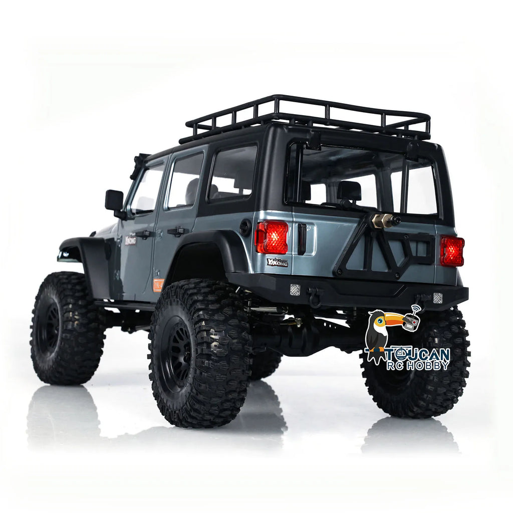 1/8 RC Crawler 4WD 4x4 Climbing Rock Car YIKONG YK4082 V3 Model Radio Control Off-road Vehicles with Light System RC Toys Gifts