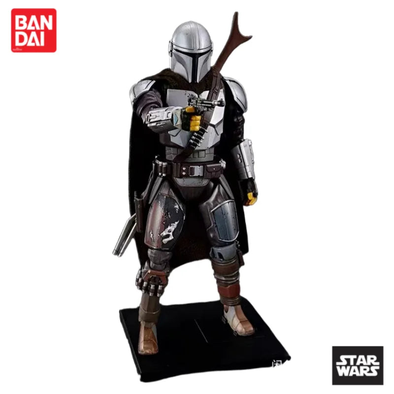 In Stock Original 100% Genuine Bandai Star Wars Mandalorian A Anime Merchandise Action Figure Figurine Ornaments Holiday Gifts