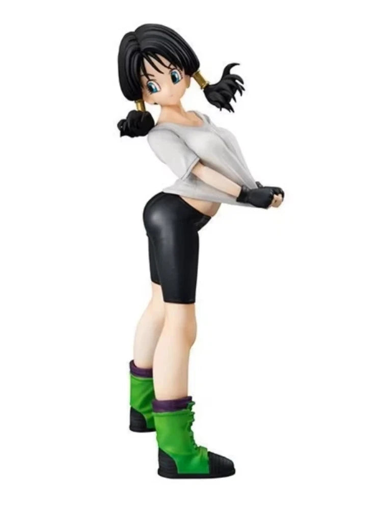 Anime Dragon Ball Videl Glitter Glamours Standing Posture Pvc Figure Model Beauty Girl Ornament Desktop Decor Collectible Toy