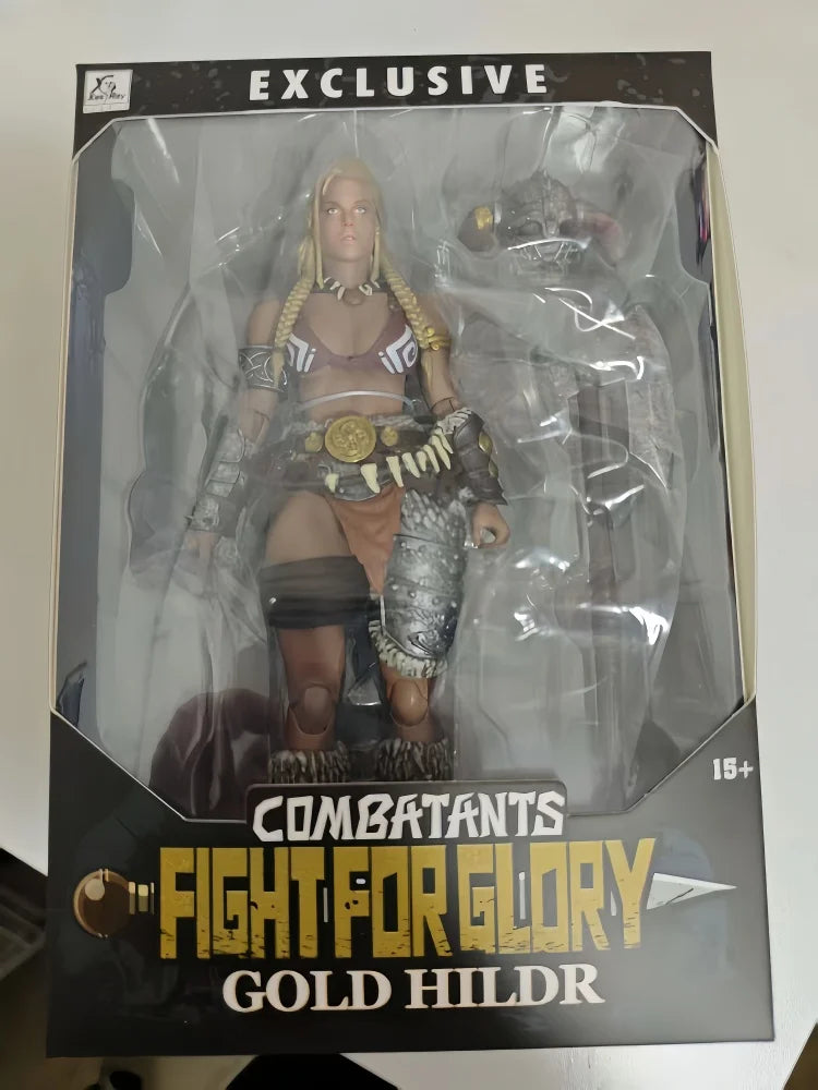 New 2025 Xesray Fight For Glory 1/12 Action Figure Combatants Event Gold Hildr Anime Model Collectible Figure Ornaments In Stock