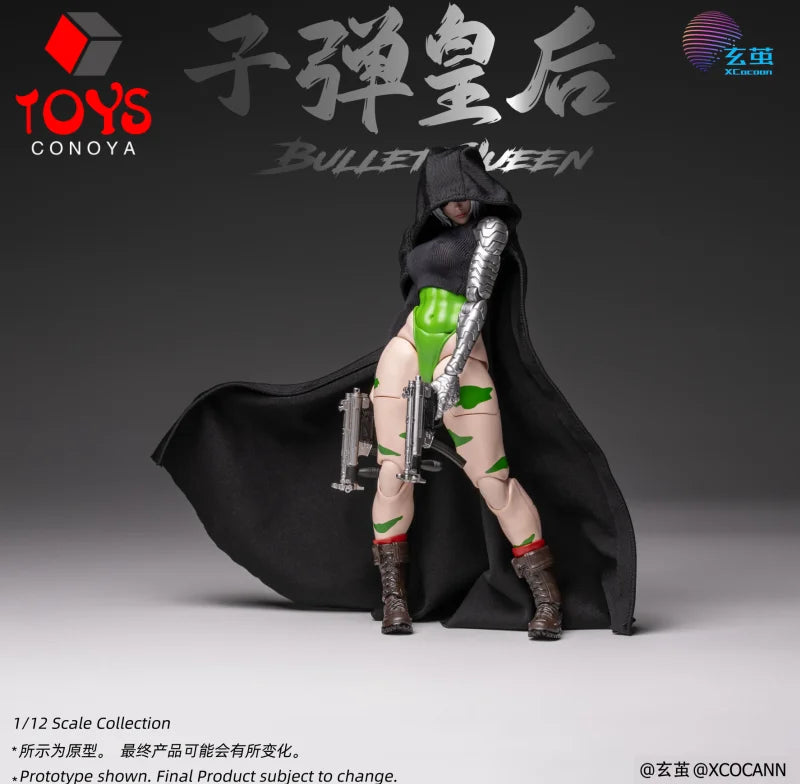 【2026 Q4】XCocann CFC02 1/12 Scale Bullet Queen Super Flexible Action Figure 6" Female Soldier Action Figure Model Collectible