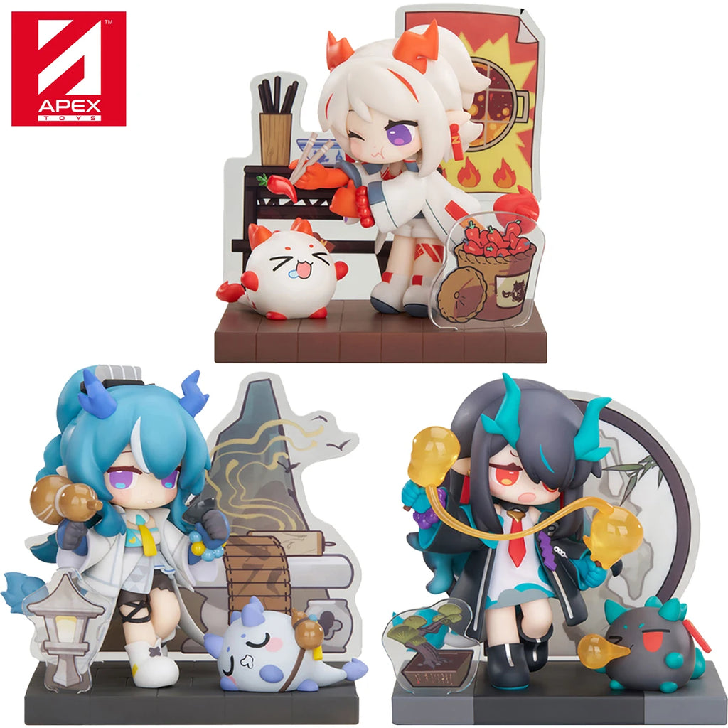 Apex-Toys Arknights Nian Ling Dusk Would You Like Dessert? Miniseries Yan Special Arc Anime Figure Collectible Model Toy