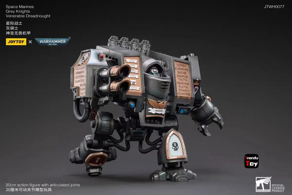【JOYTOY】Warhammer 40K JTWH0077 Space Marines  Grey Knights Venerable Dreadnought 1/18 Action Figure Toys