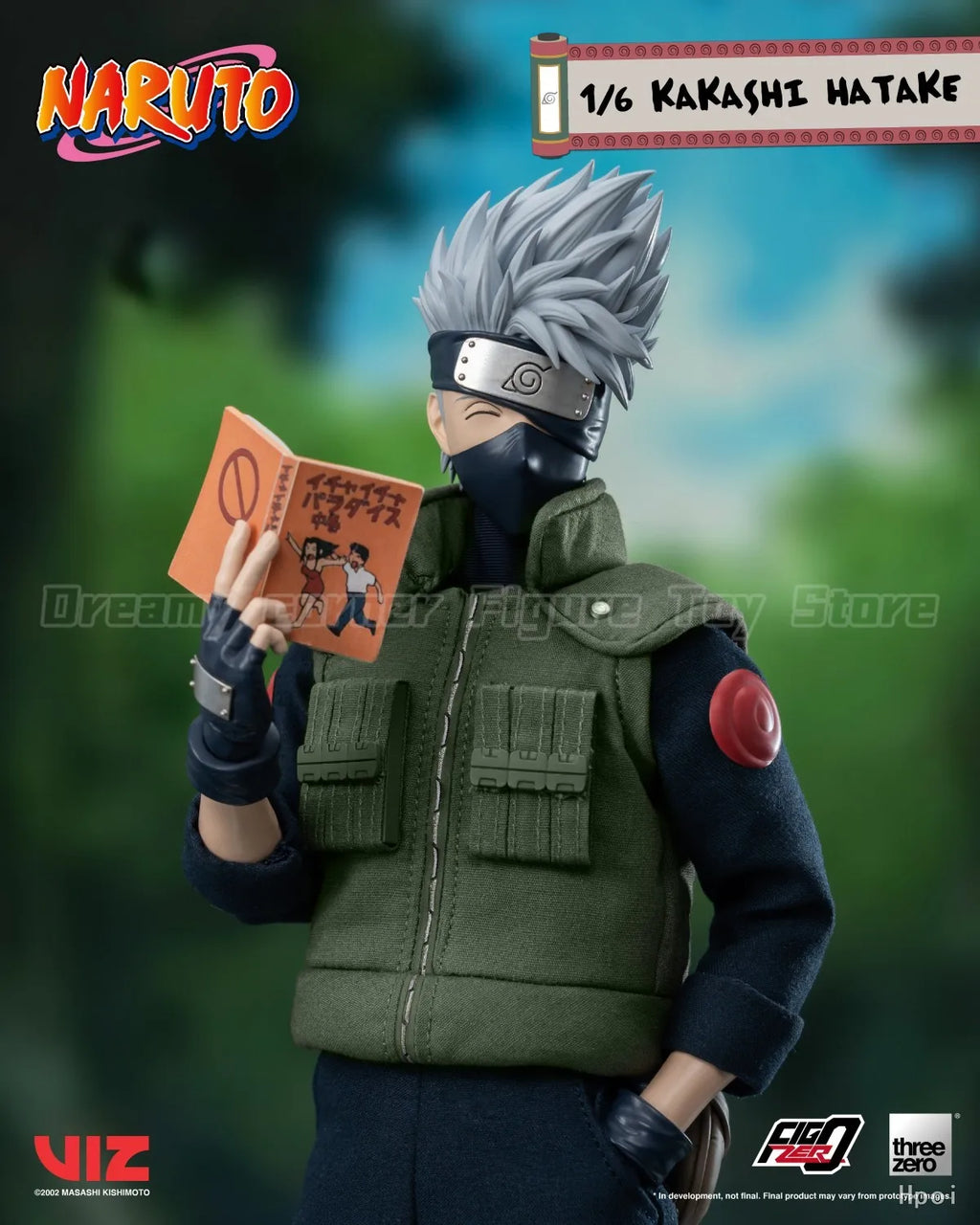 【In Stock】Original Threezero FigZero NARUTO Hatake Kakashi 1/6 Action Figure Model Gift Ornament Toy