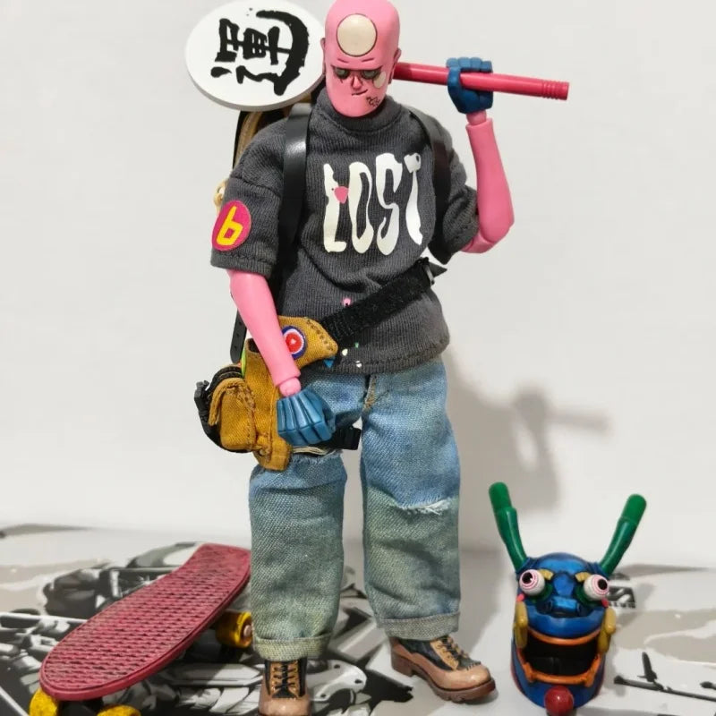 In Stock New Damtoys X Coal Coal Plant Black Dog Damtoys Little Dragon Man Special Edition Dog Action Figure Model Good Gift Toy